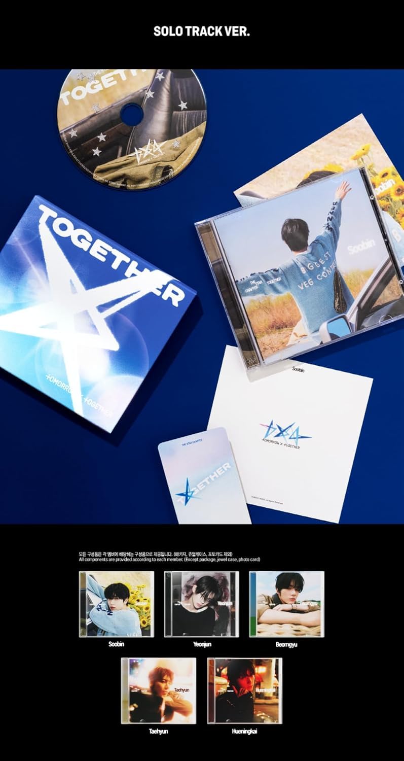 Amazon.com: TXT THE STAR CHAPTER : TOGETHER [Solo Track Ver.] 4th